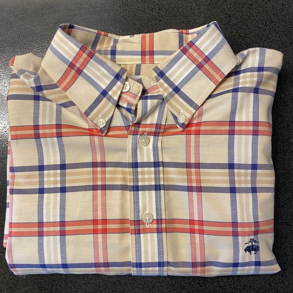 Brooks Brothers Beige Button Down Shirt